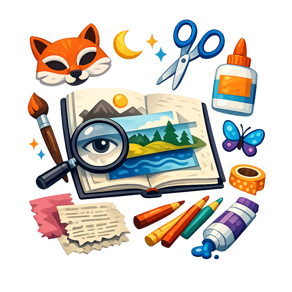 Hidden Layers Collage Craft Guide
