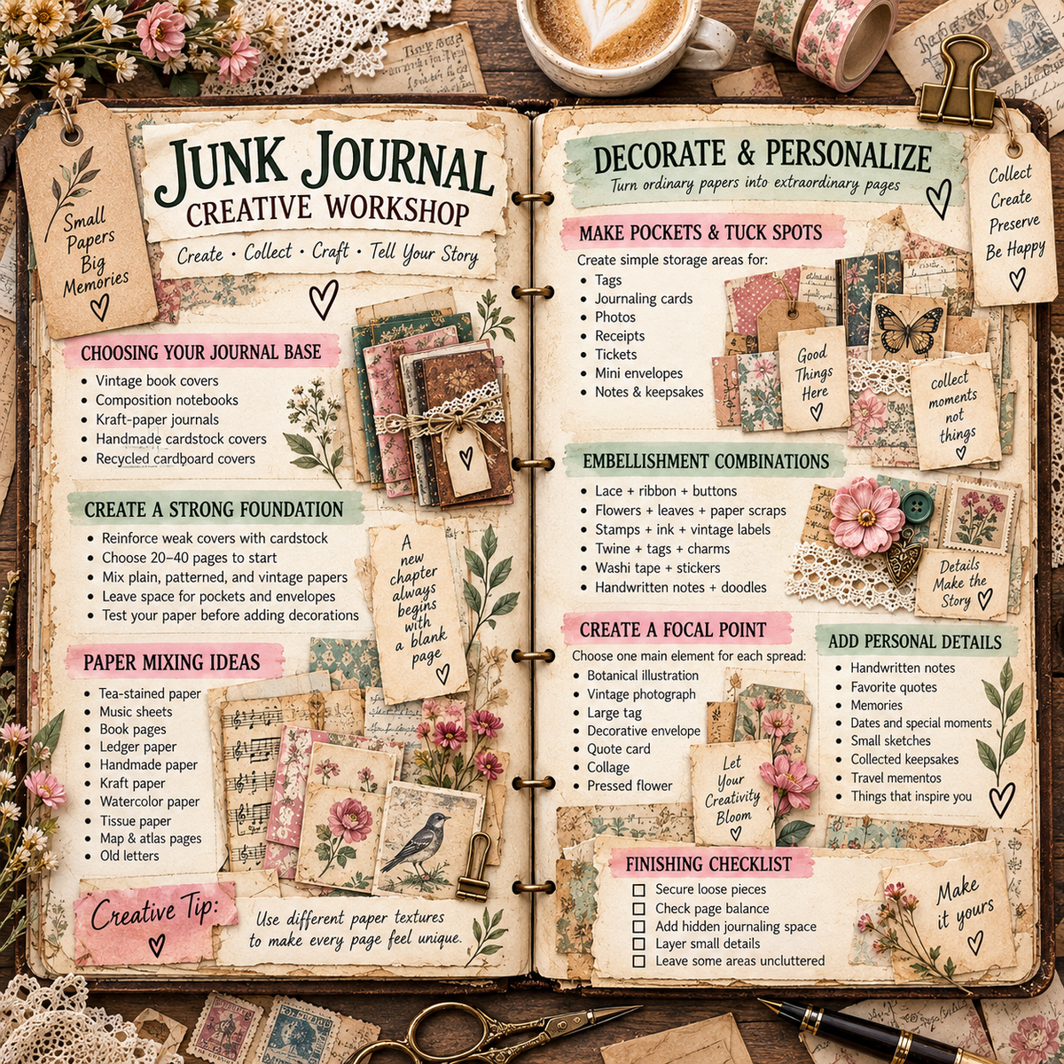 1.000+ Free Junk Journal Notes