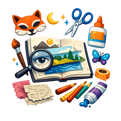 Hidden Layers Collage Craft Guide
