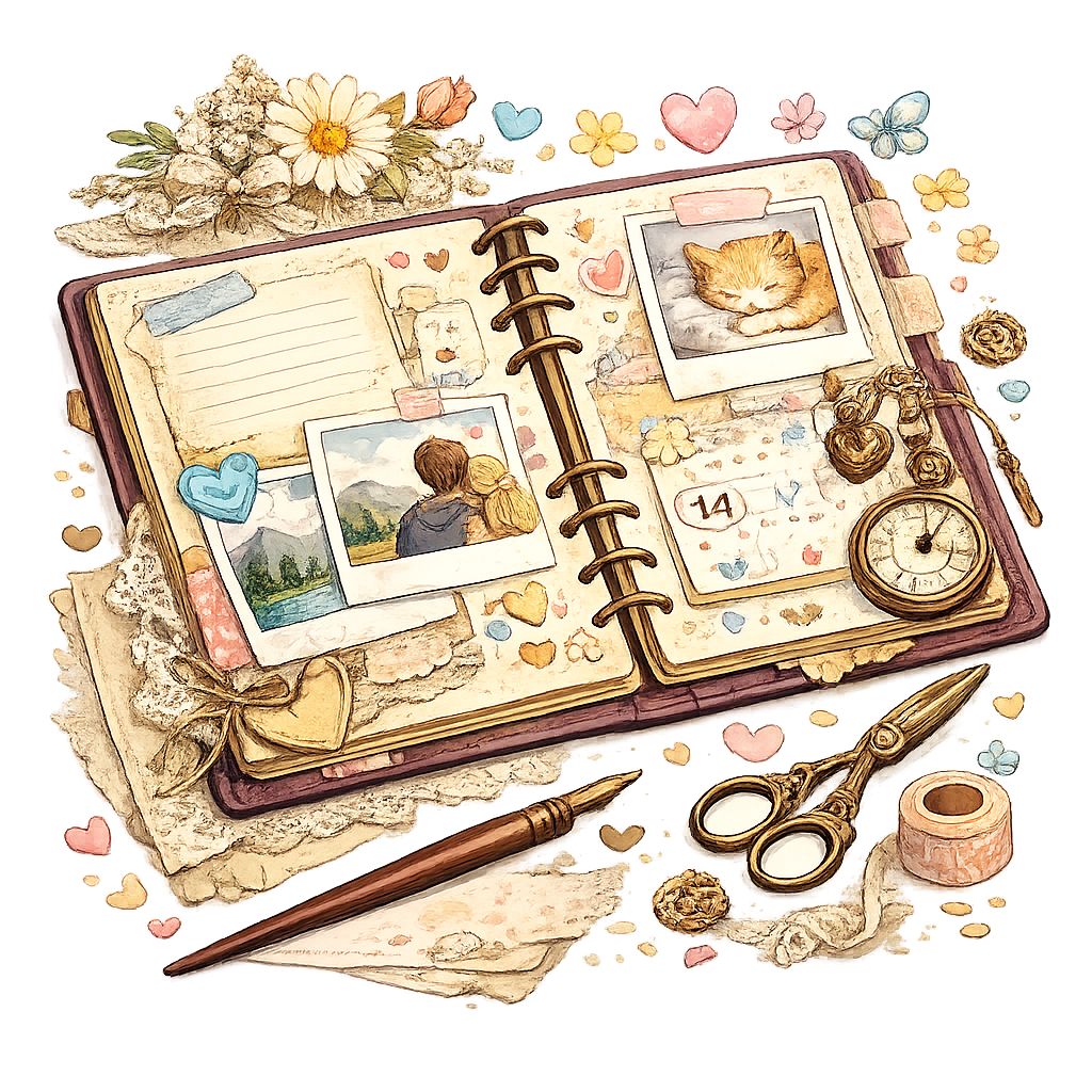 Memory Collage & Keepsake Page Design Guide