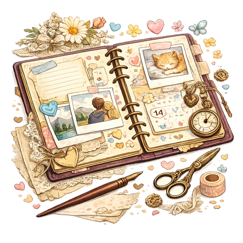 Memory Collage & Keepsake Page Design Guide