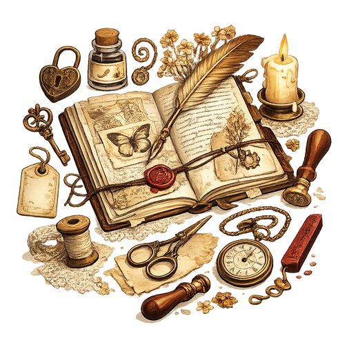 Secret Techniques for Vintage Journal Making Guide